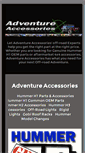 Mobile Screenshot of adventureaccessories.com